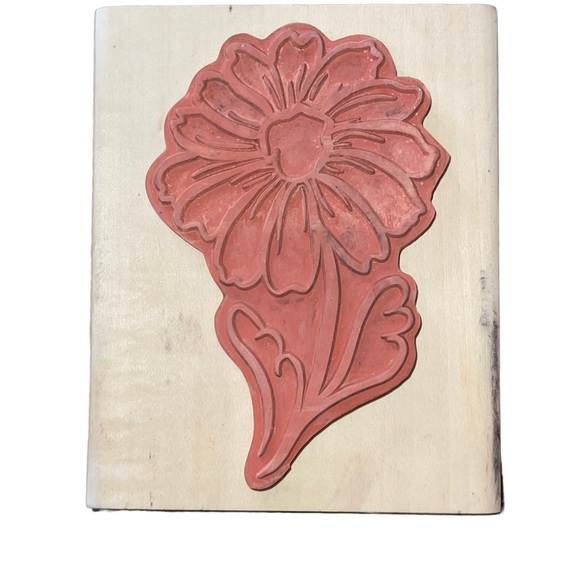 JUMBO LARGE DAISY STAMP by ANITA'S Card Marking Crafts Gift Wrap EUC. - Picture 5 of 5